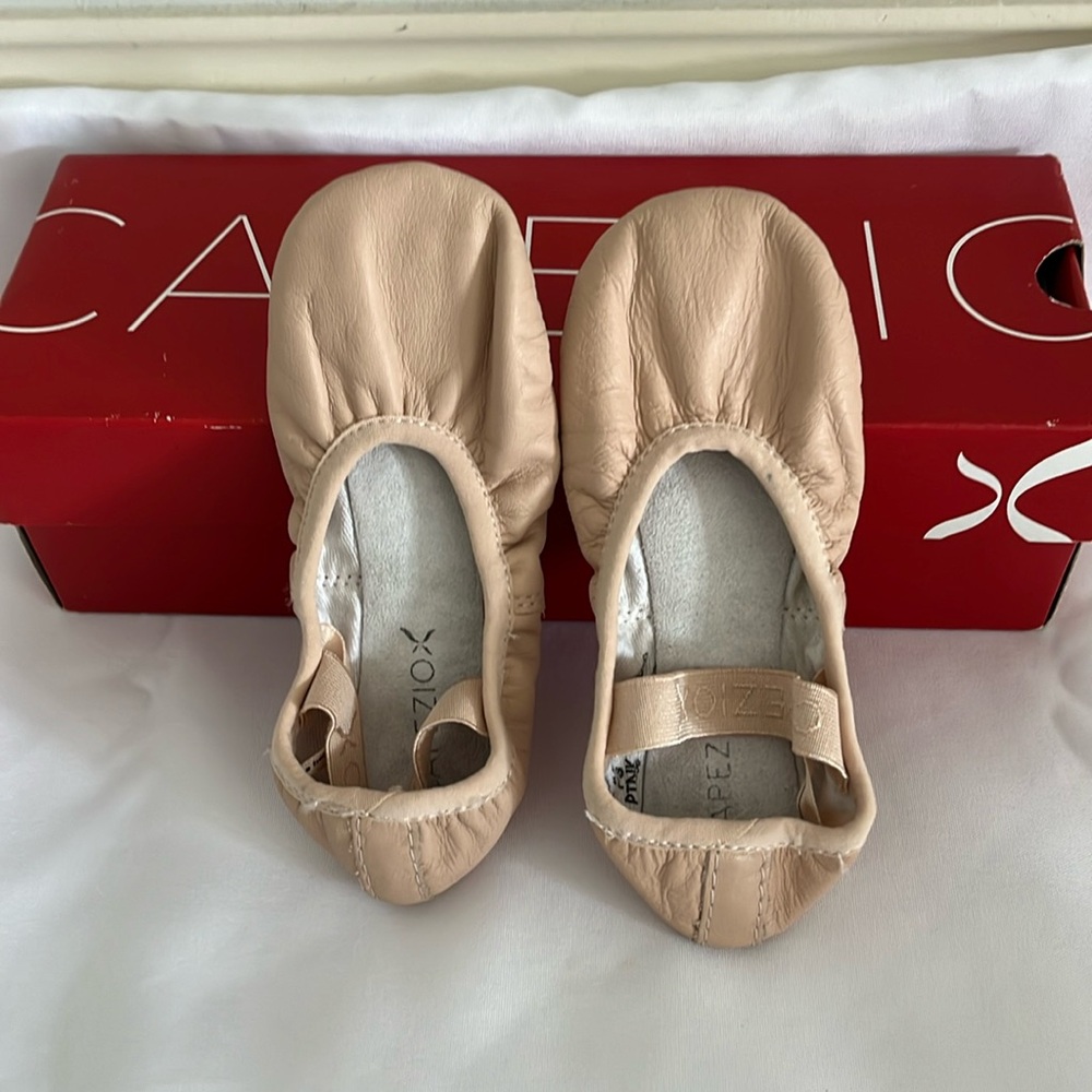 Pink Capezio ballet shoes, size 10w